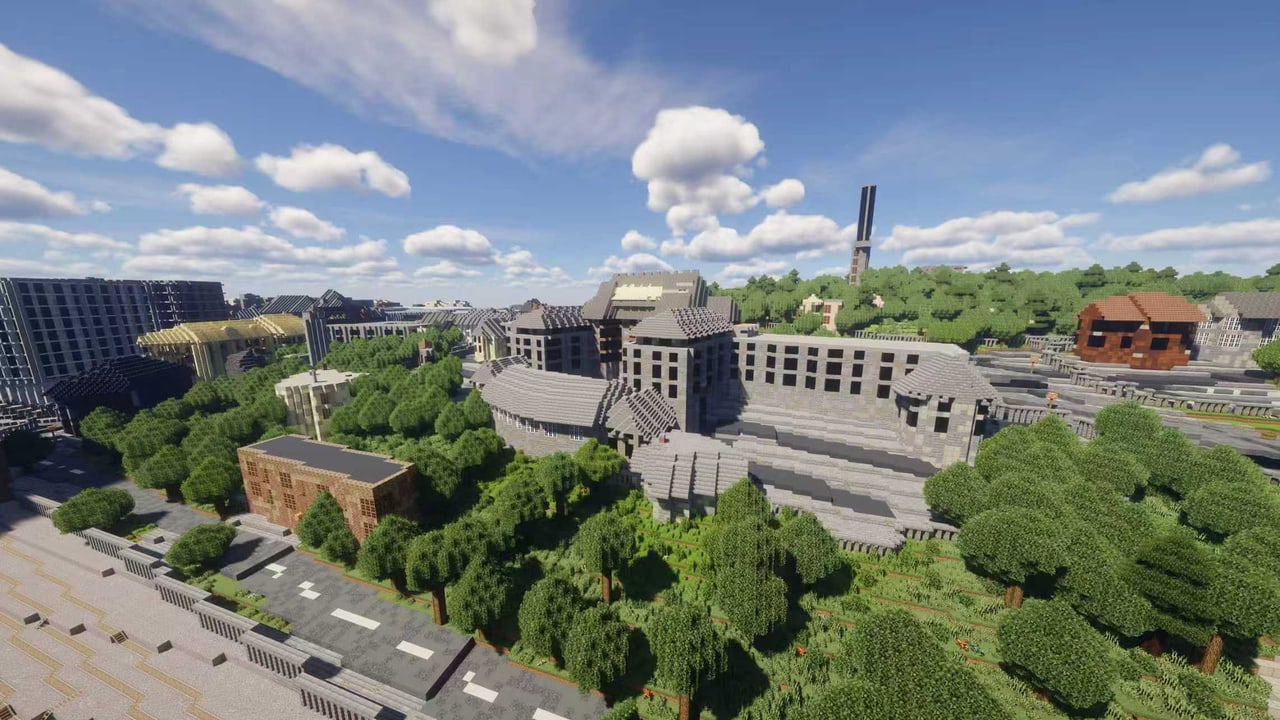 Edinburgh Castle Minecraft map preview