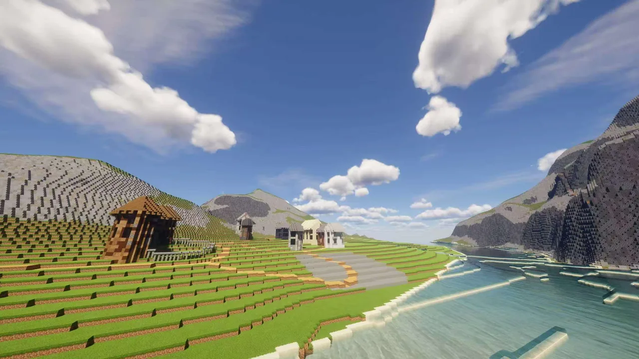 Grand Canyon Village area — Grand Canyon Minecraft map view