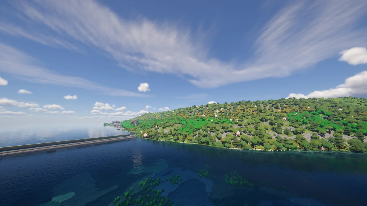Coastal terrain east of Waikiki — Honolulu Minecraft map preview