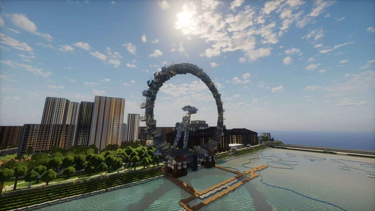 London Minecraft map preview