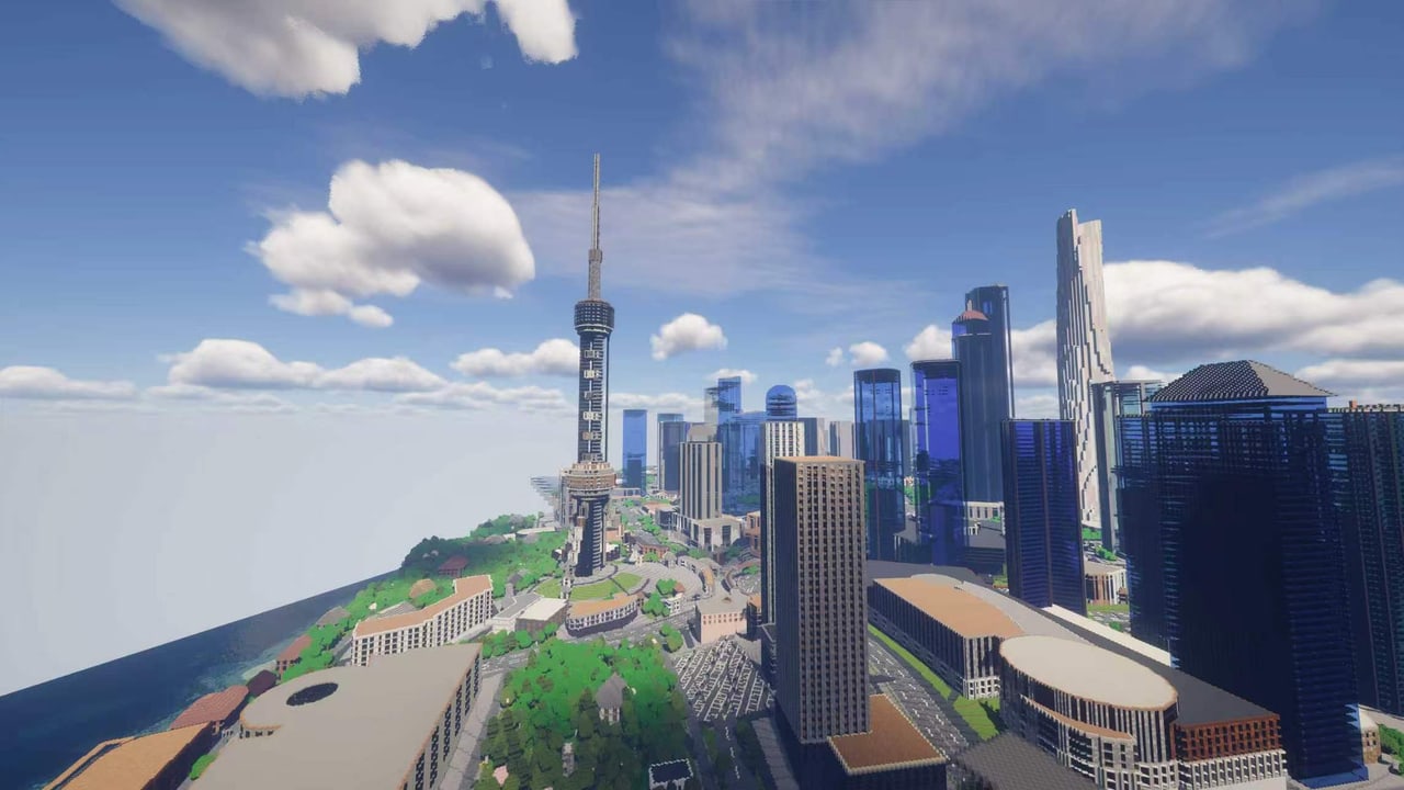 Shanghai Tower Minecraft map preview