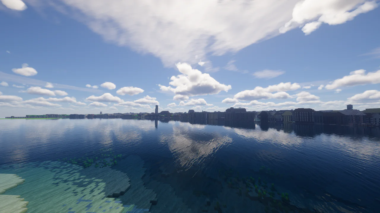Lagoon and bridge views — Venice Grand Canal & St Mark's Square Minecraft map view